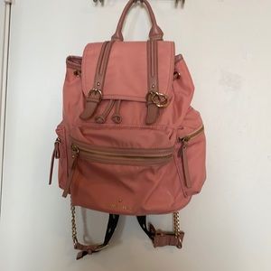Burberry style pink backpack